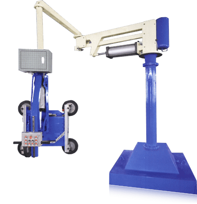 MPL-S-A Post Mounted Glass Slewing Crane Manipulator with Vacuum Suction Glass Cups